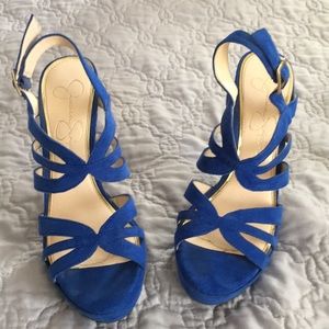 Royal blue Jessica Simpson heels